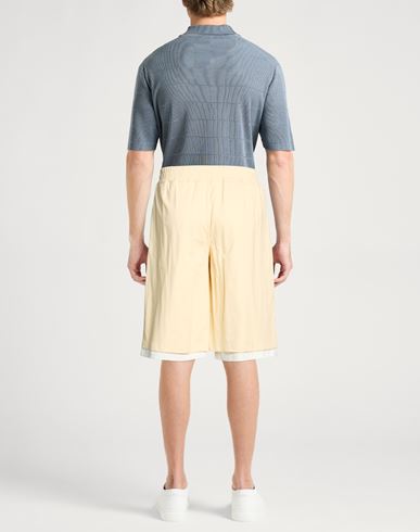 Man Shorts & Bermuda Shorts Beige Size 30 Cotton