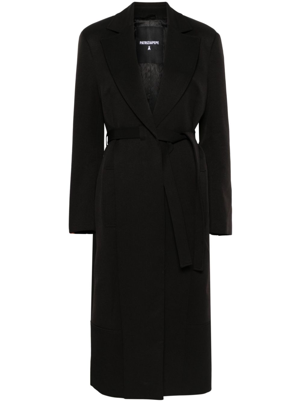 Belted coat - Black