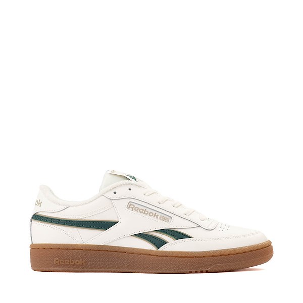 Mens Reebok Club C Revenge Vintage Athletic Shoe - Chalk / Collegiate Green