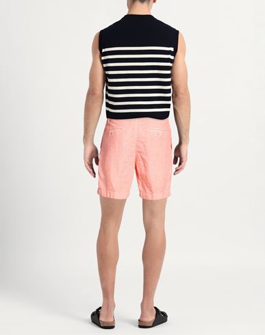 Man Shorts & Bermuda Shorts Salmon pink Size 30 Linen