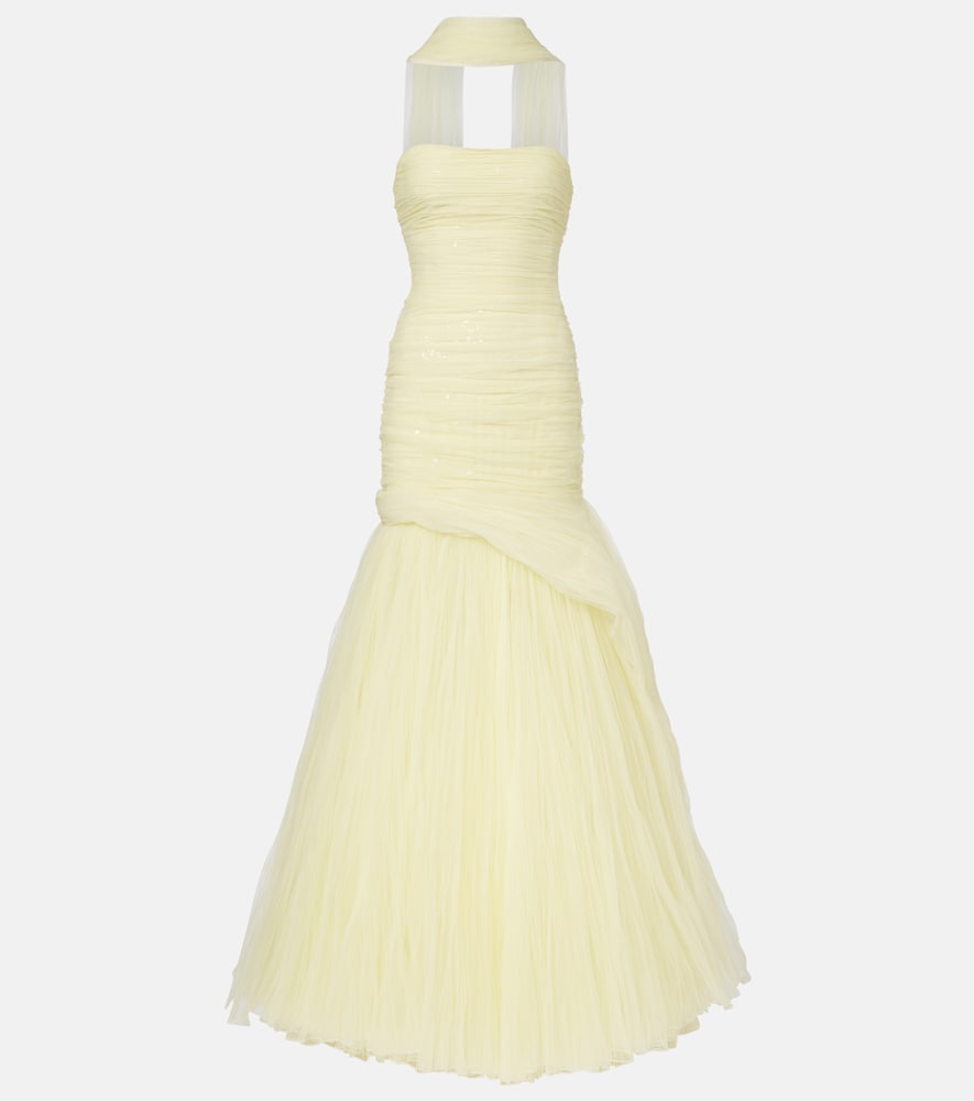 Tulle bustier gown