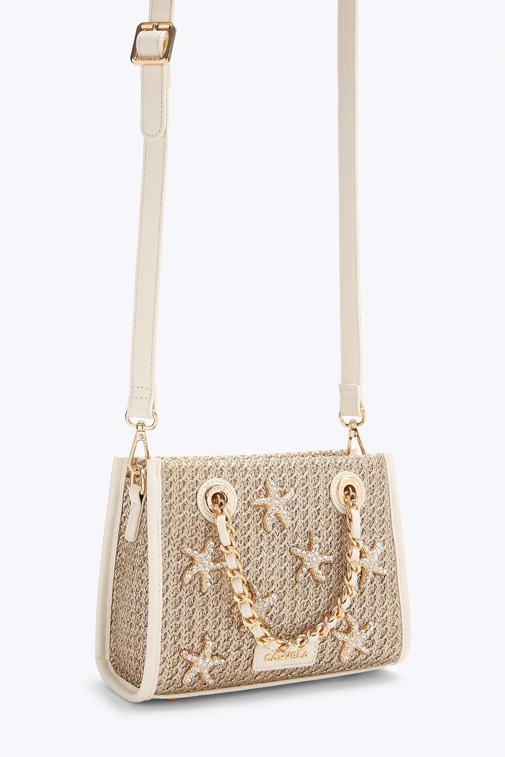 Carvela 'marina Starfish Micro' Bag In Gold
