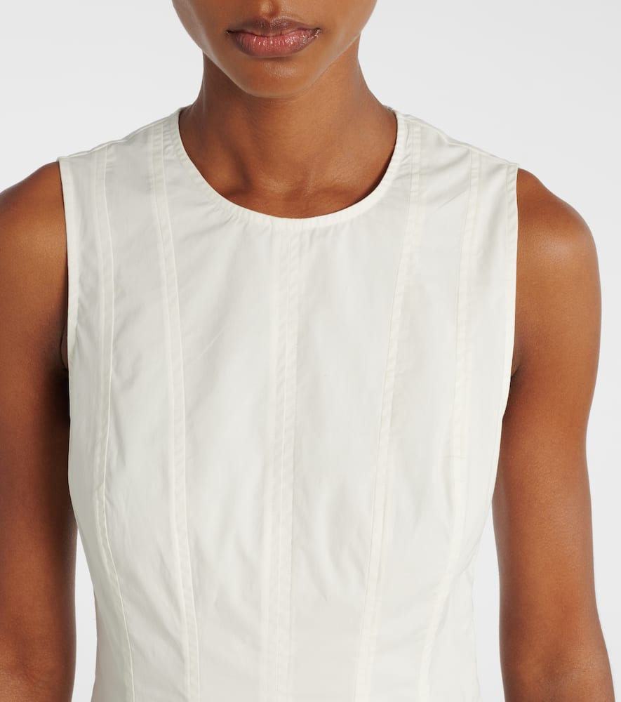 Marley cotton poplin midi dress