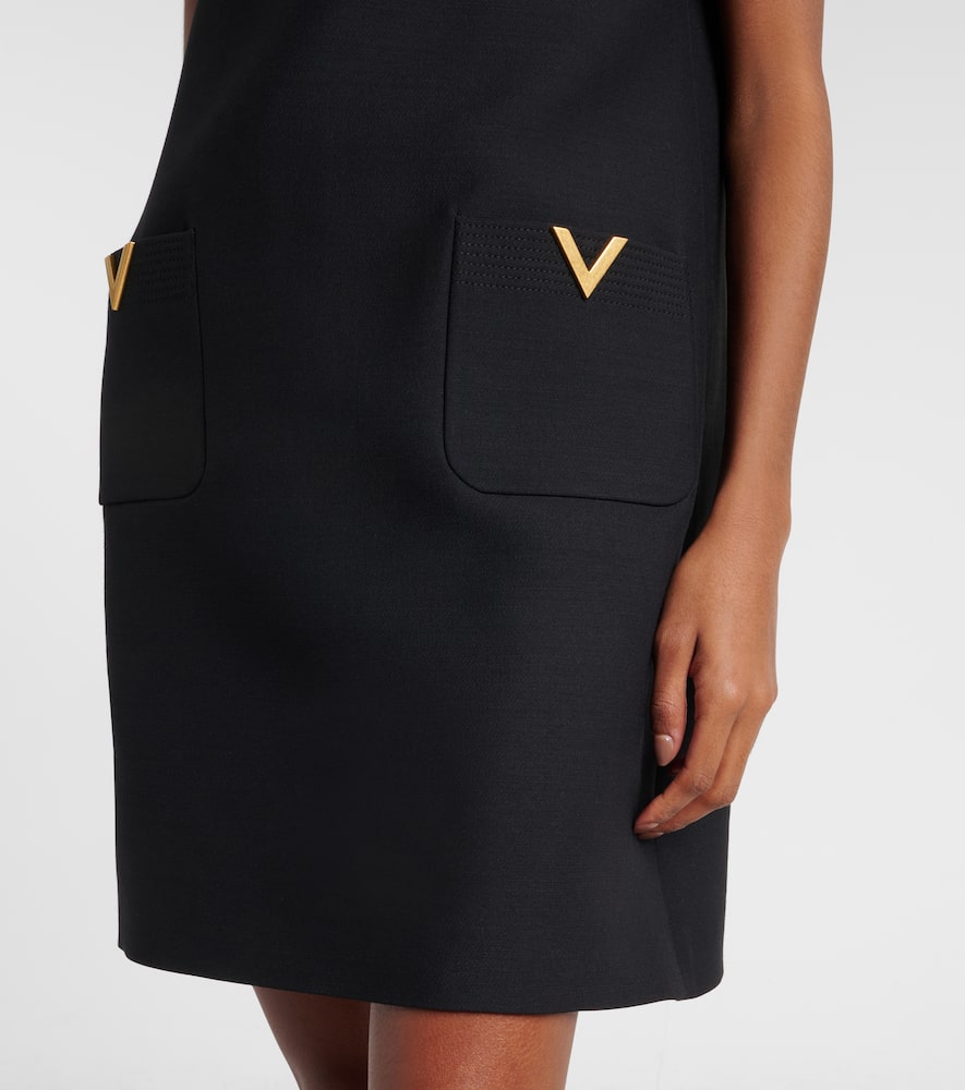 Crepe Couture VGold minidress