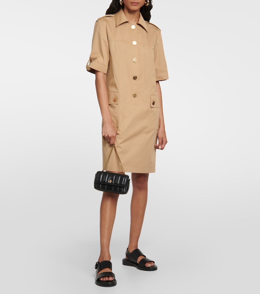 Cotton shirt dress