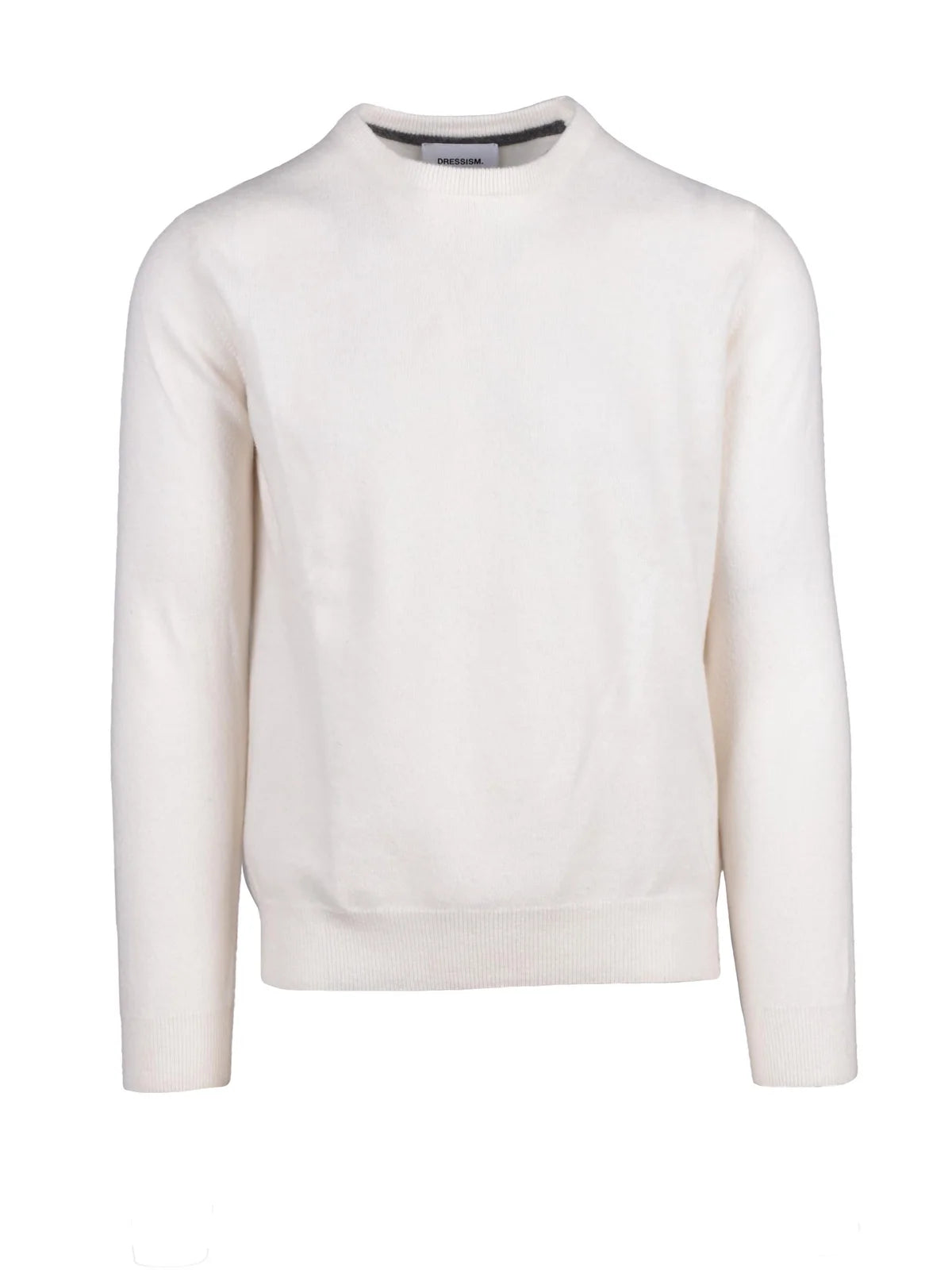 Merino Wool Crewneck Sweater with Minimalist Design