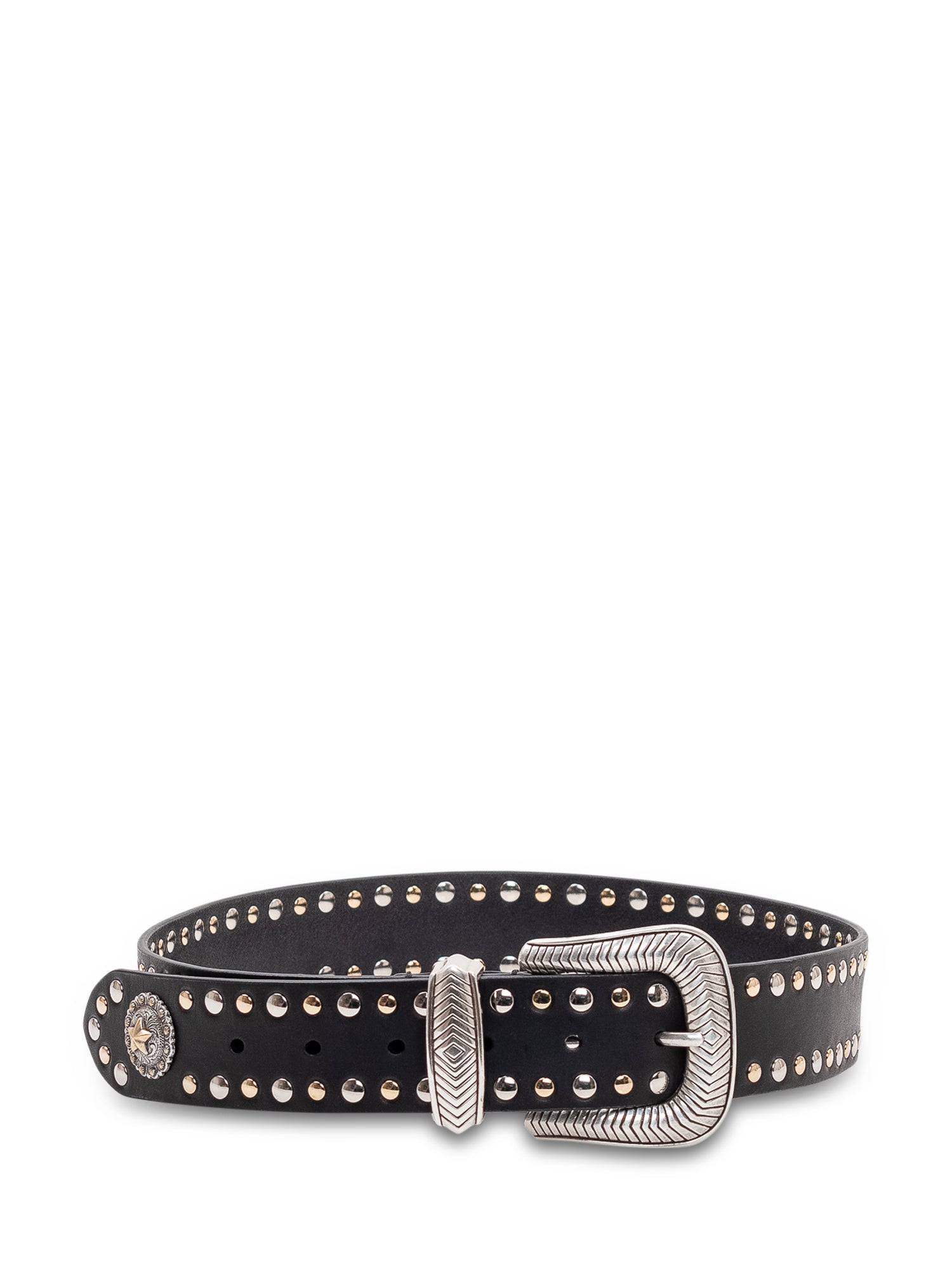 Chic Belt with Decorative Hardware