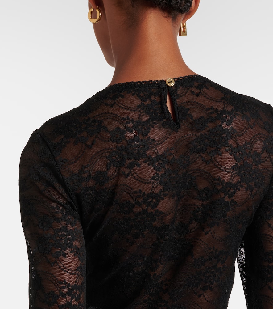 Rona cropped lace top