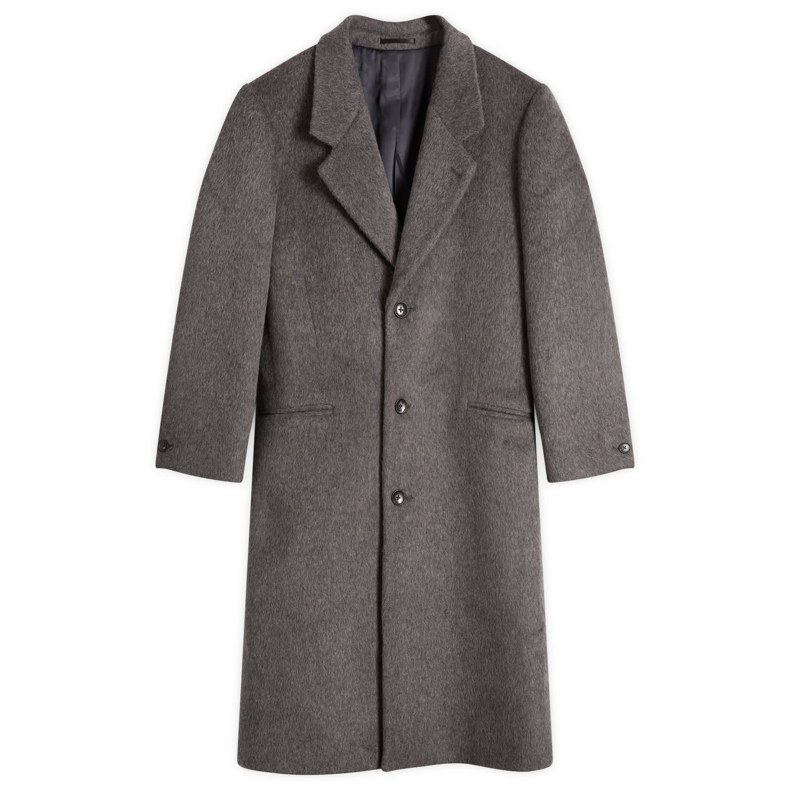 Men's Hewitt Wool Coat Silver Grey