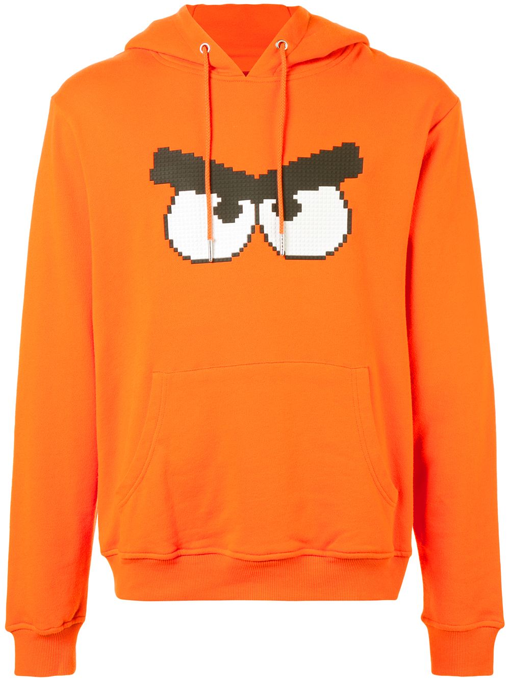 Angry print hoodie - Yellow