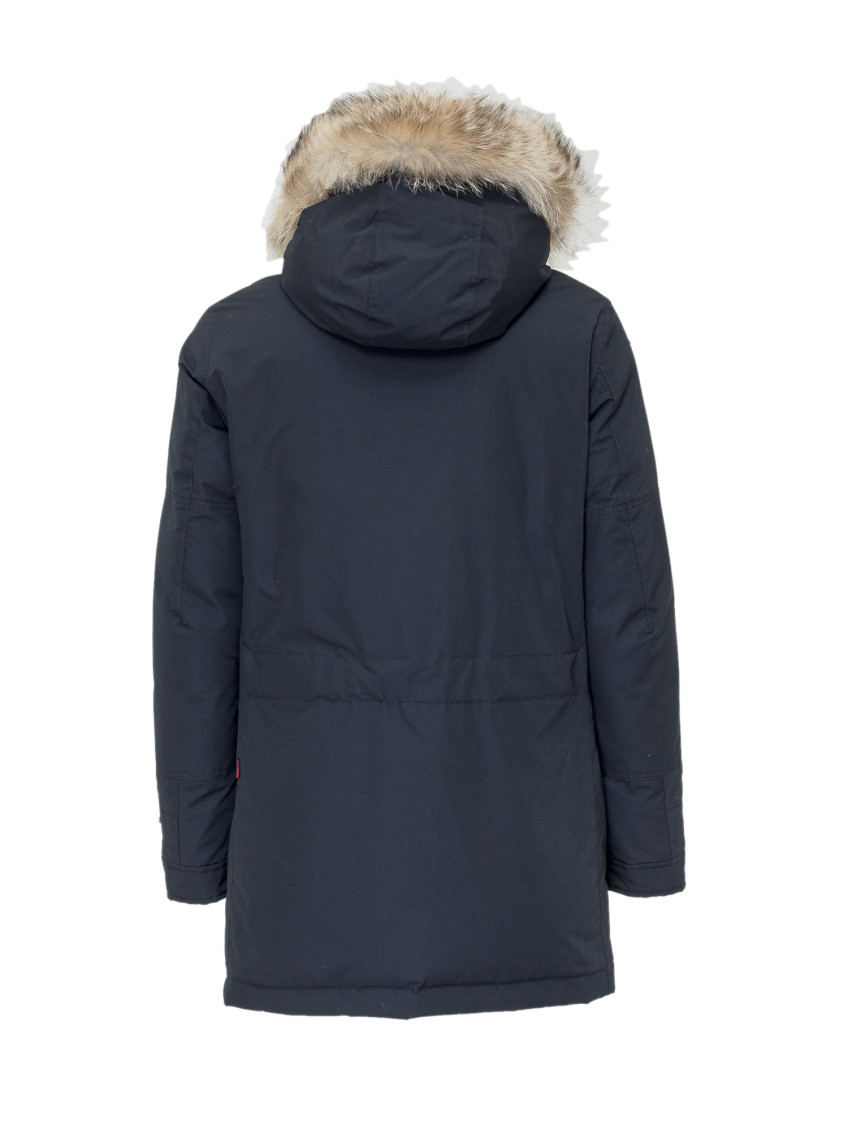 Navy Blue Hood Jacket