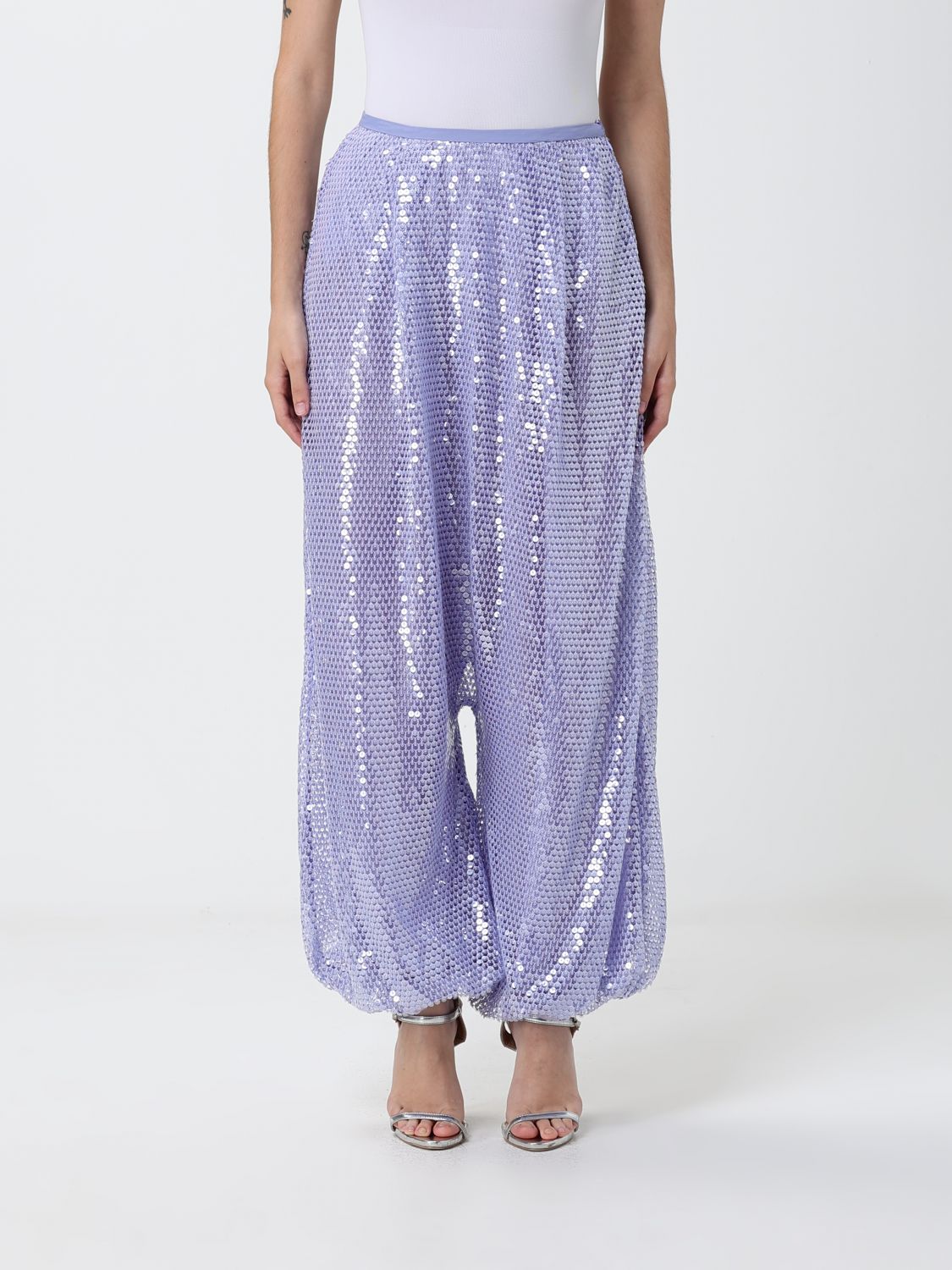 Pants Woman color Lilac