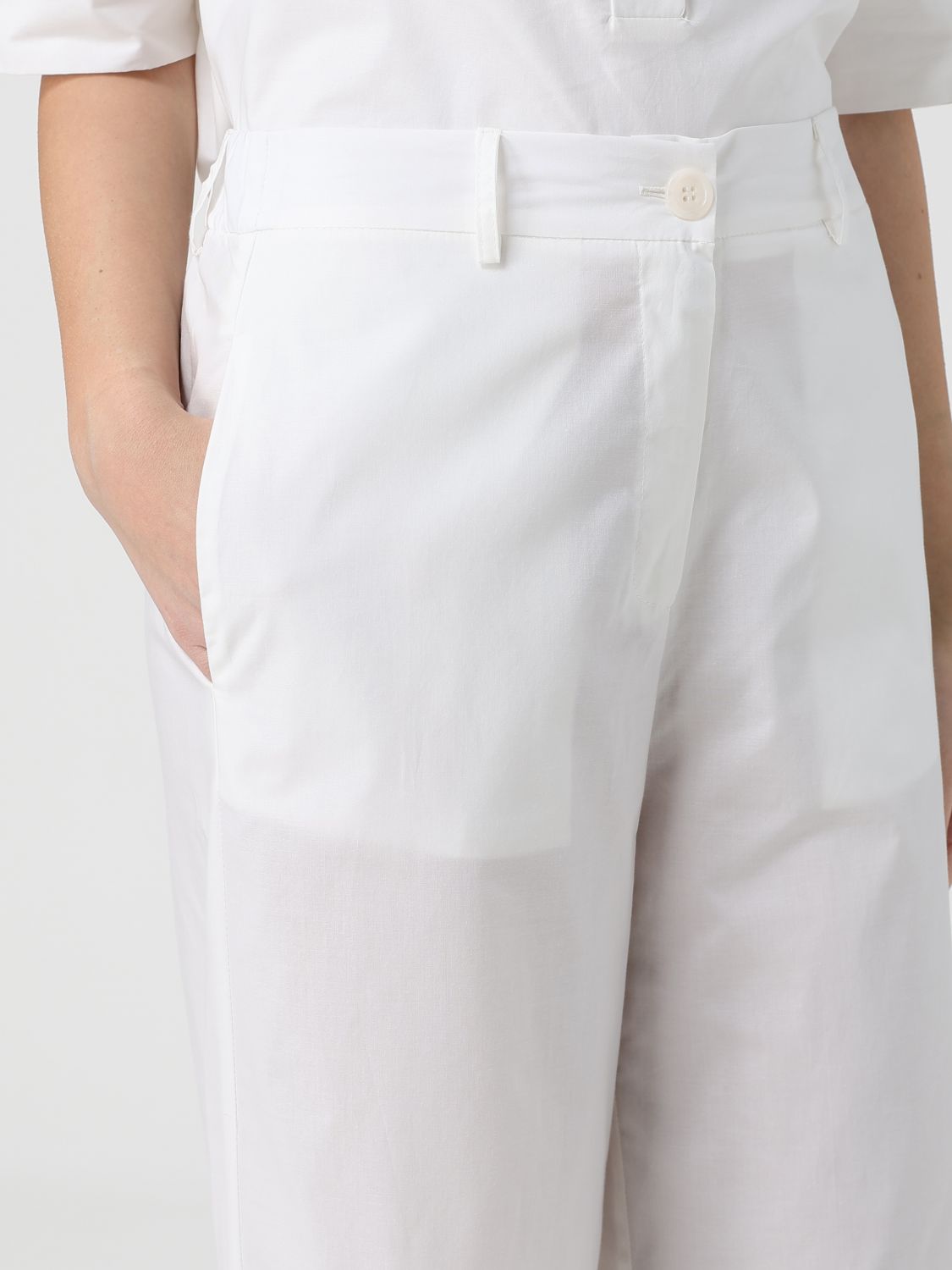 Pants Woman color White