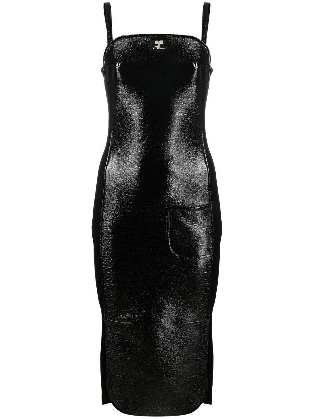 Bodycon panelled dress - Black