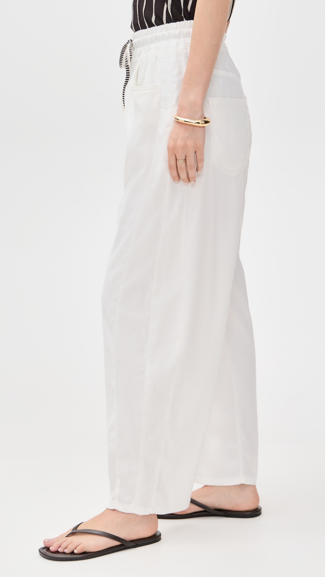 Cancun Pants Ivory Linen