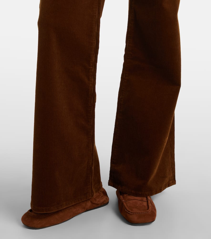 Kimberly cotton corduroy flared pants