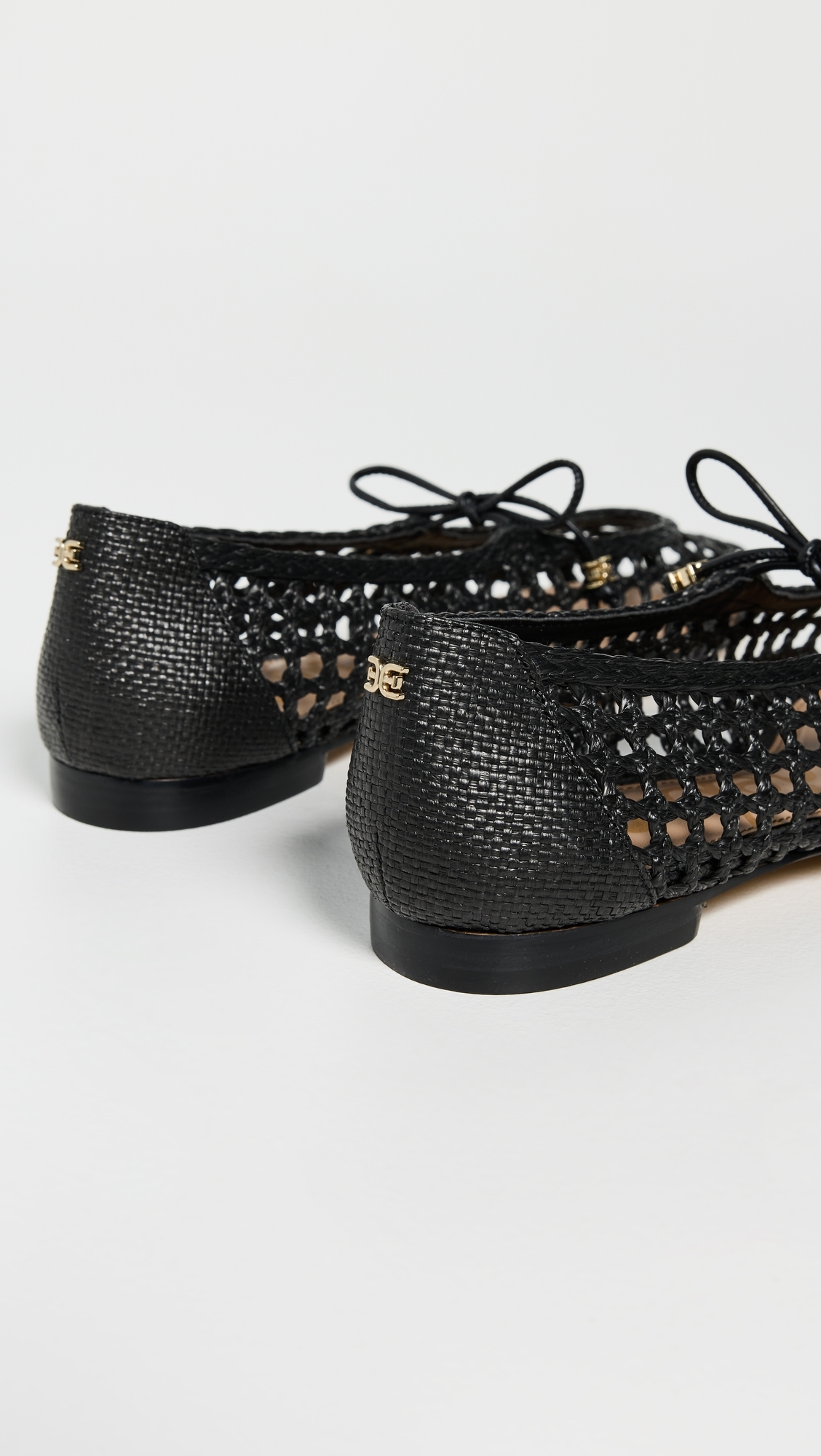 Sam Edelman Marcie Woven Mary Jane Flats Black