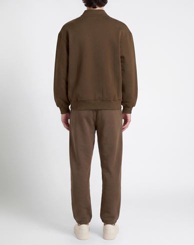 Man Sweatshirt Khaki Size S Cotton