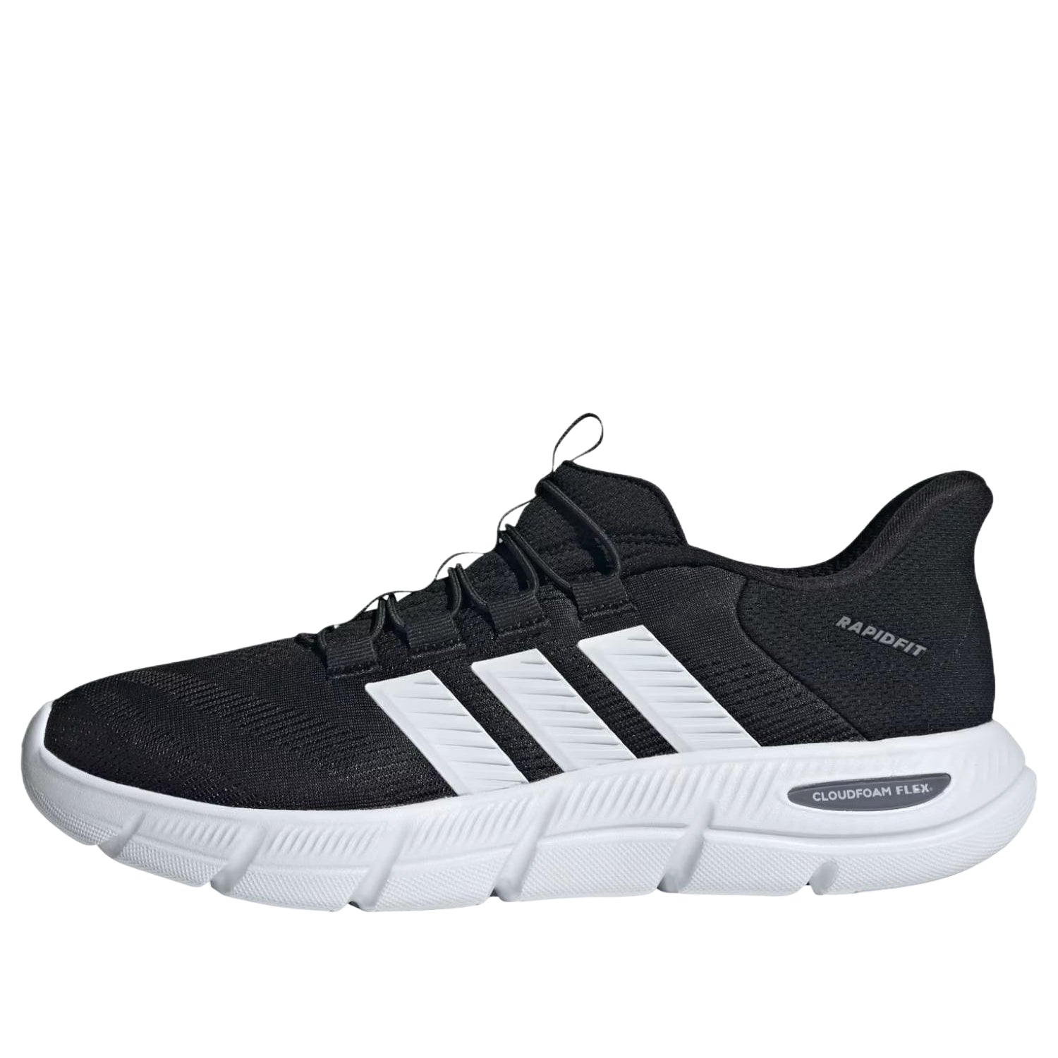Cloudfoam Flex Rapidfit Shoes 'Core Black Cloud White Grey Three'