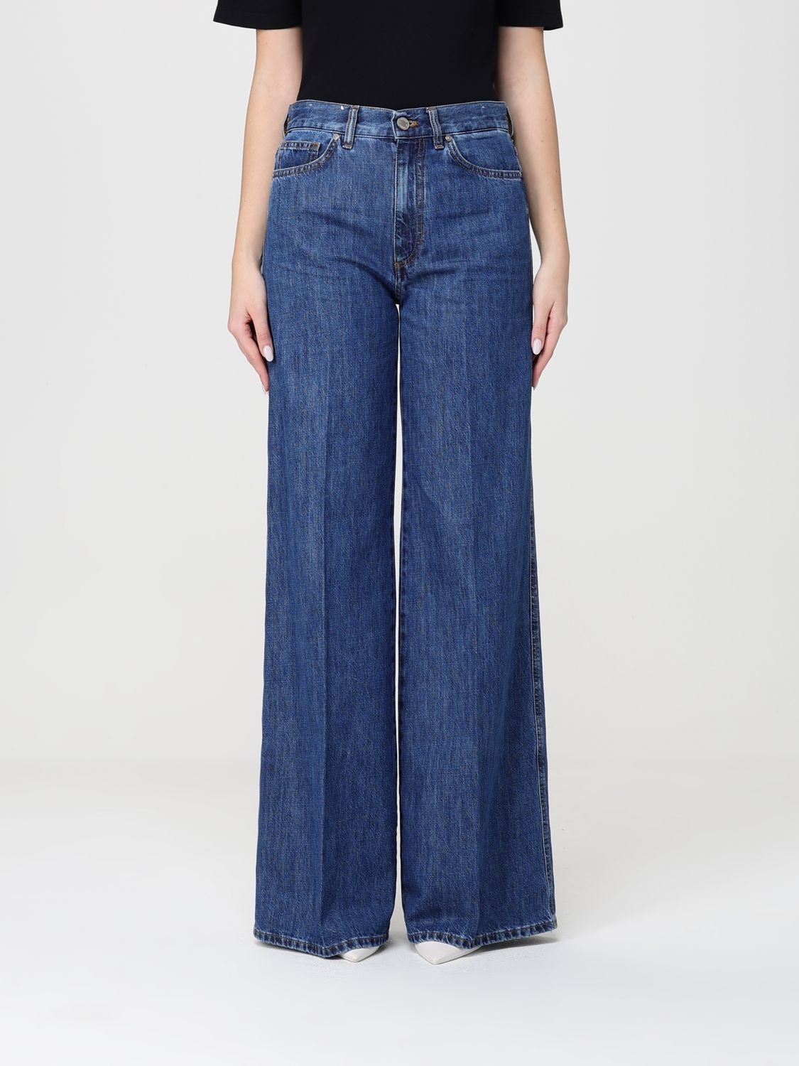 Jeans Woman color Denim