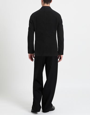 Montedoro Man Blazer Black Size 36 Cotton