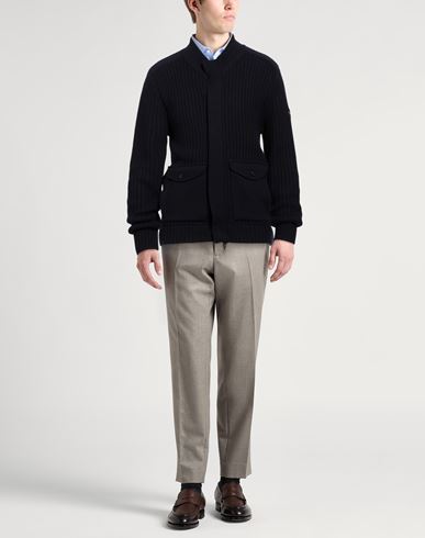 Man Cardigan Midnight blue Size L Virgin Wool