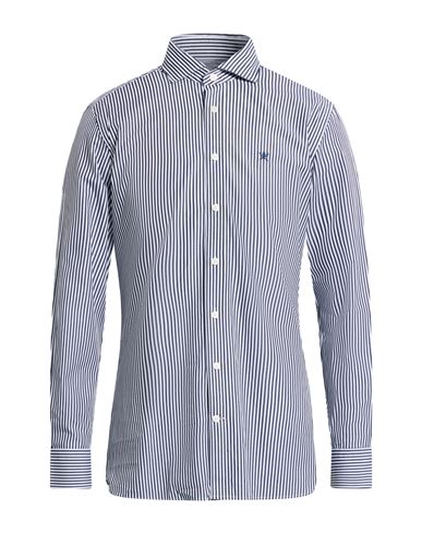 Man Shirt Navy Size S Cotton