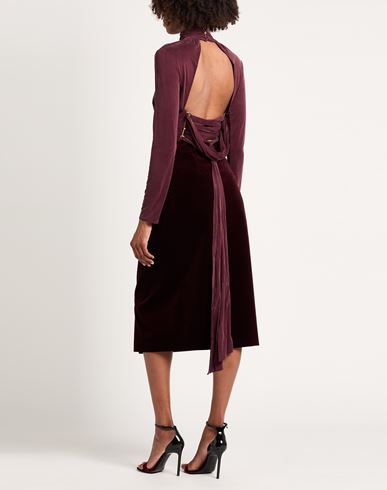 Woman Bodysuit Burgundy Size 10 Cupro, Elastane