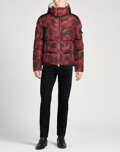 Man Puffer Red Size 38 Polyester
