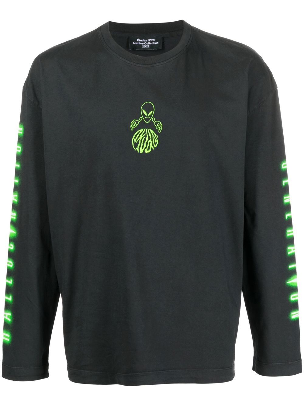 Hallucination long-sleeved T-shirt - Grey
