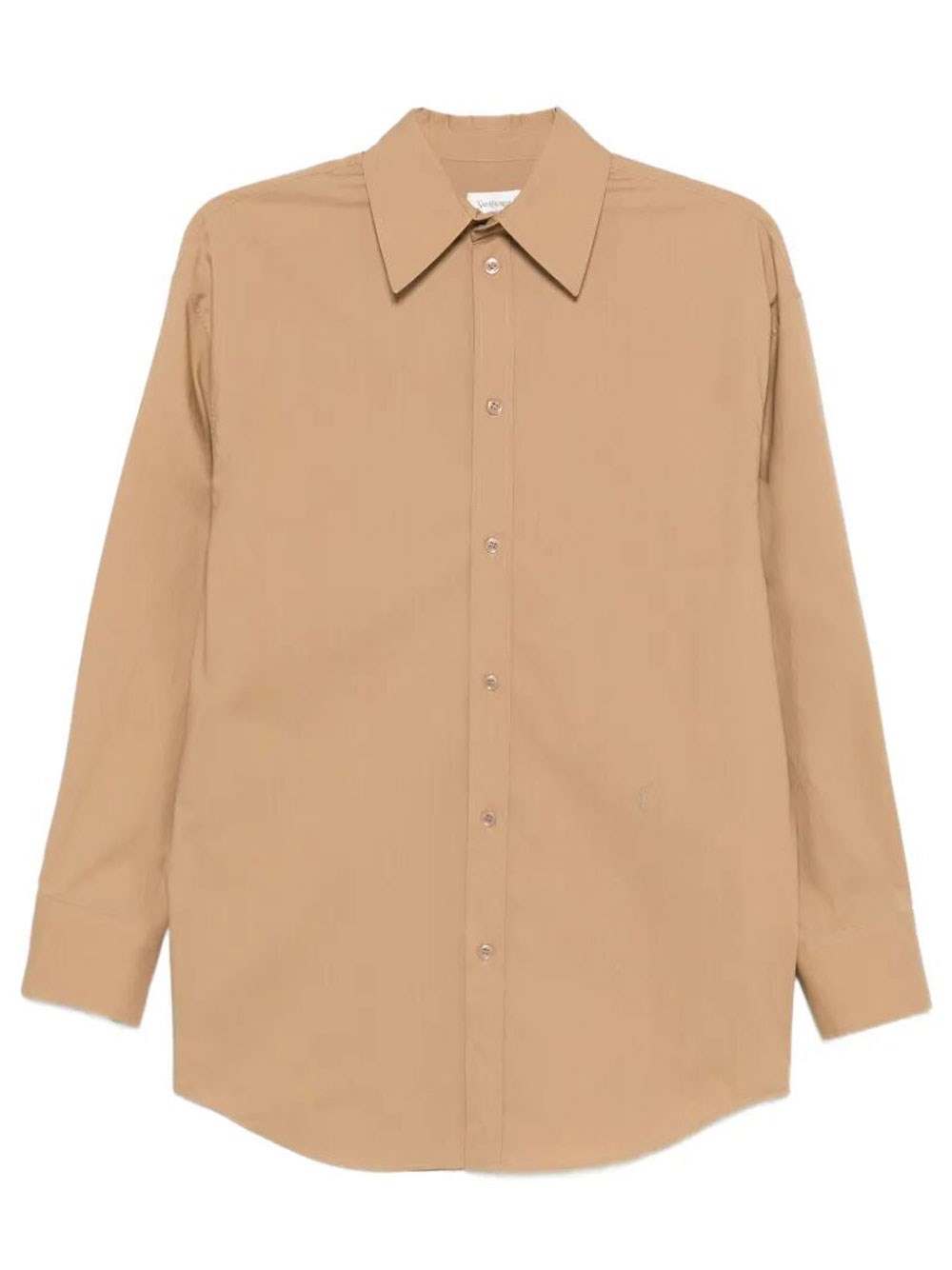 Cotton Poplin Shirt With Cassandre Embroidery