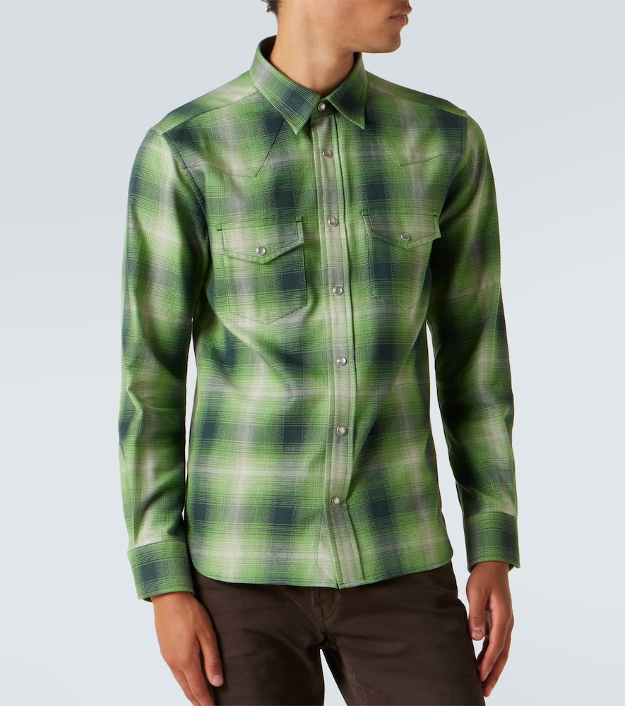 Checked cotton shirt