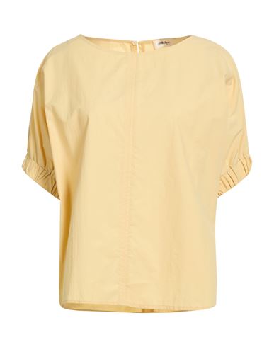 Woman Top Pastel yellow Size 2 Cotton