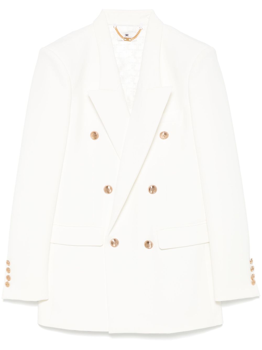 Crepe blazer - White