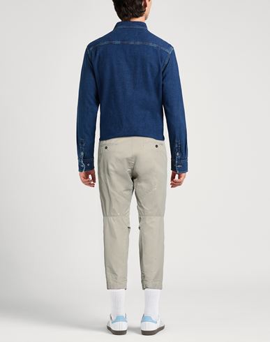Man Pants Beige Size 34 Cotton