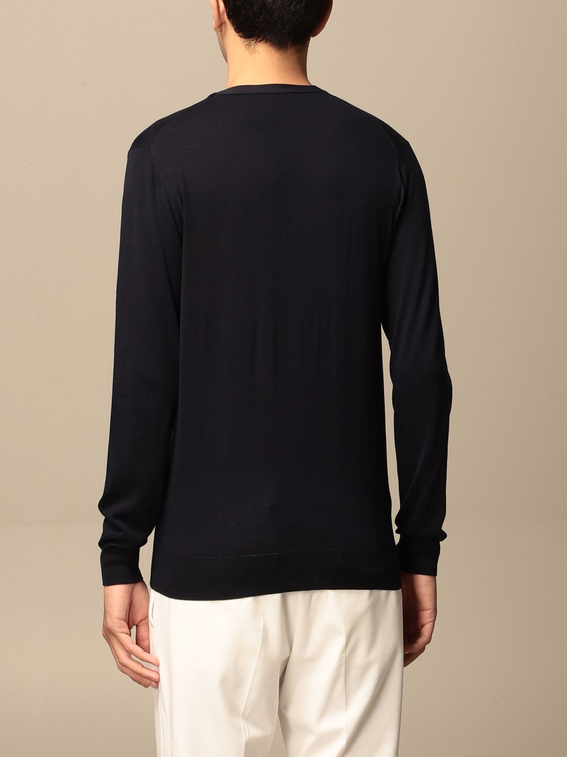 Jumper Men colour Blue