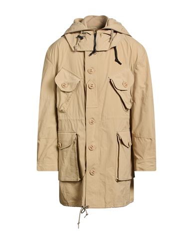 Eye Junya Watanabe Comme Des Garçons Man Overcoat & Trench Coat Beige Size L Nylon