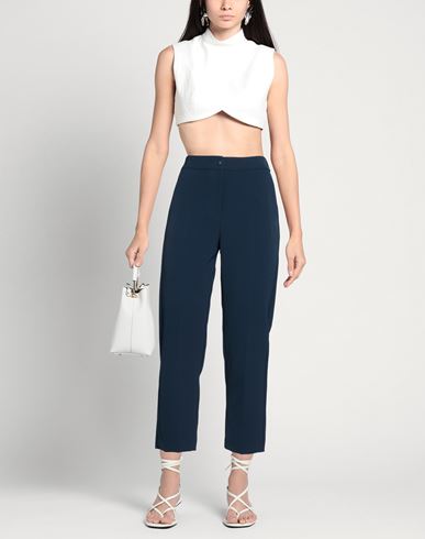 Woman Pants Midnight blue Size 6 Polyester, Elastane