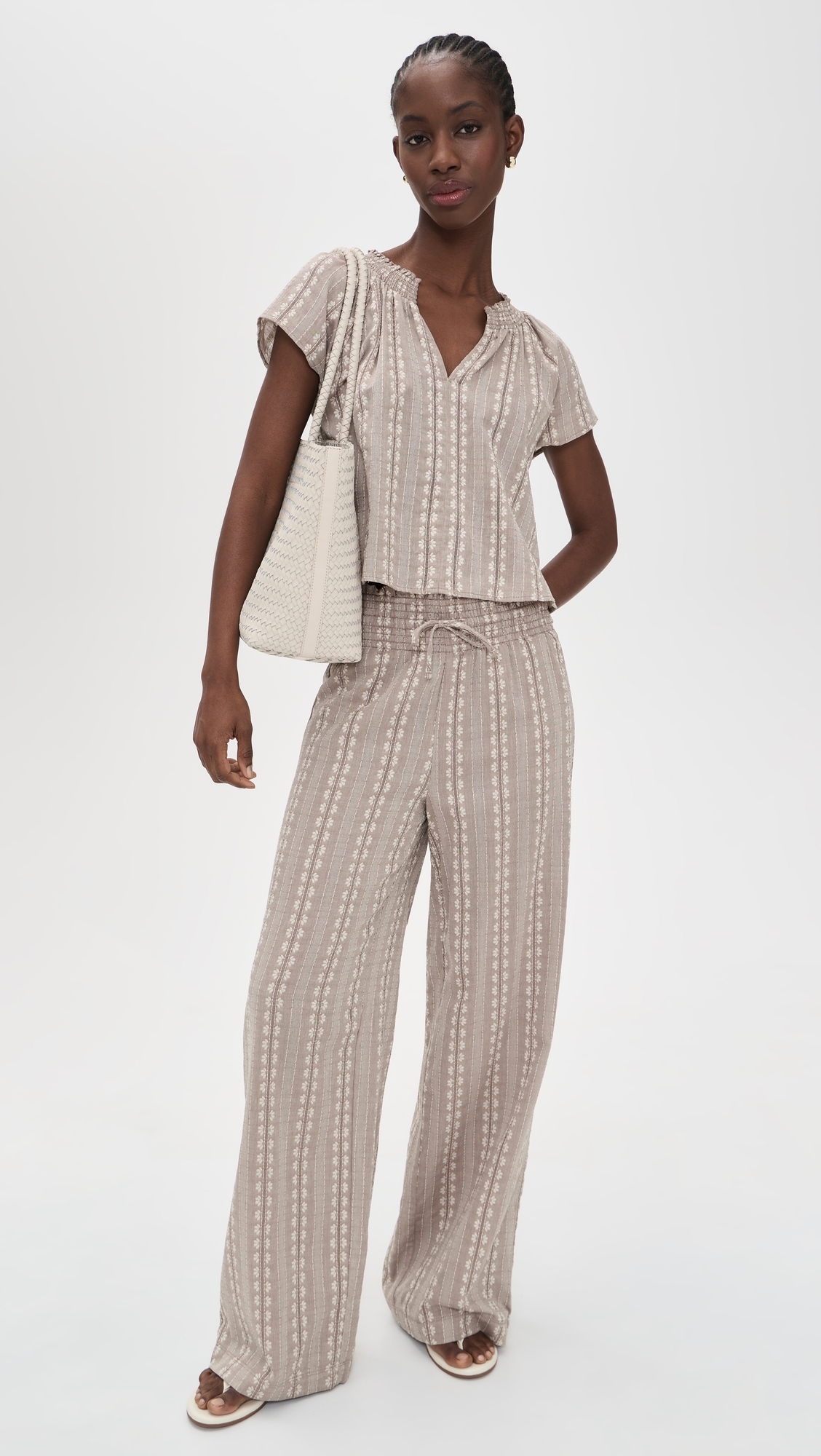 Meadow Blouse Light Wicker