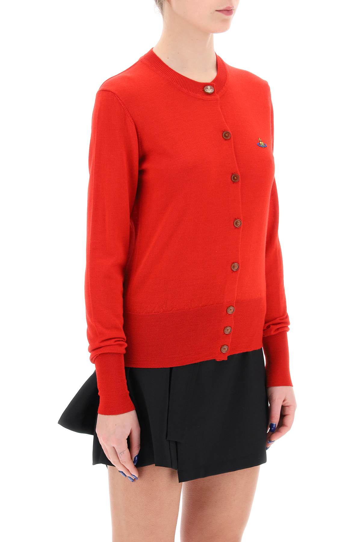 Bea Cardigan With Embroidered Logo
