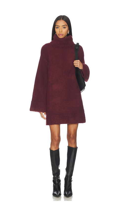 SNDYS Winnie Mini Dress in Cherry. S also in XXS, XS, M