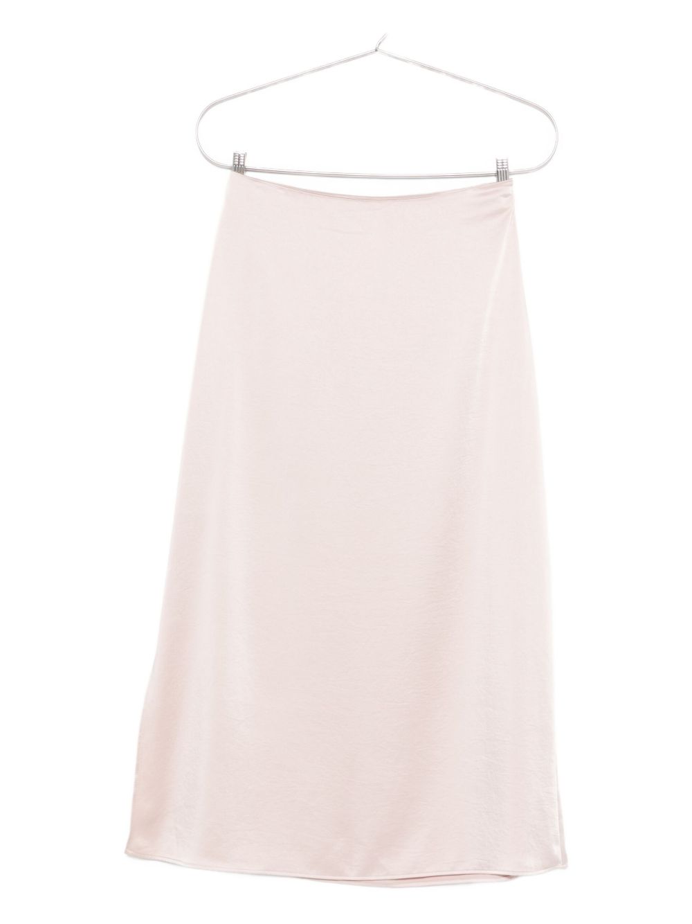 Satin-finish skirt - Neutrals