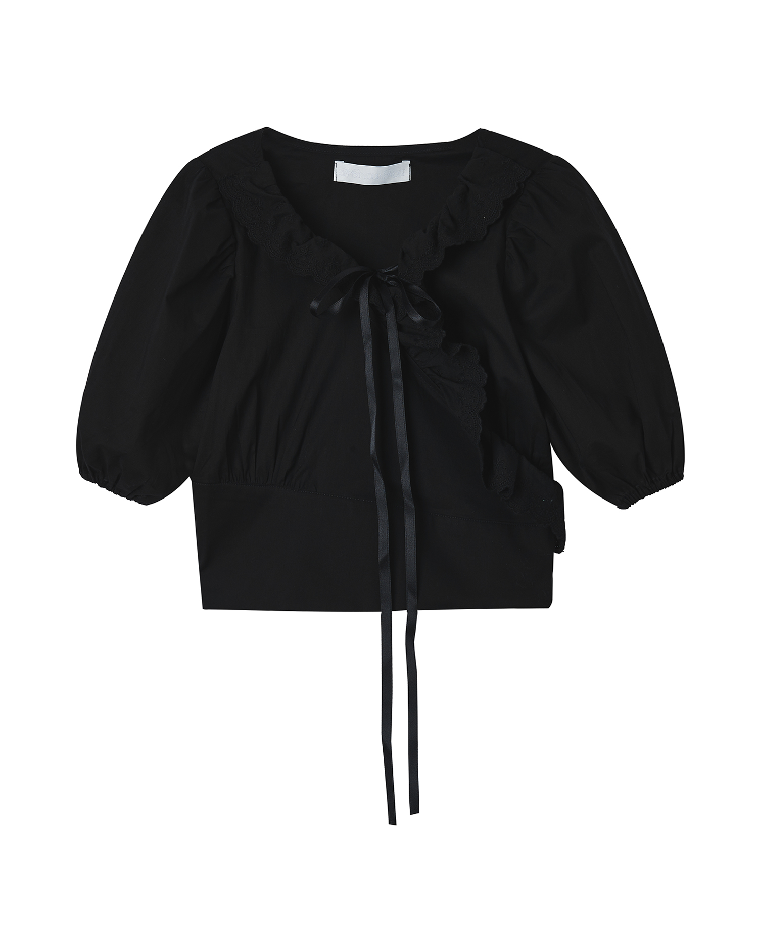 Puff-sleeve top