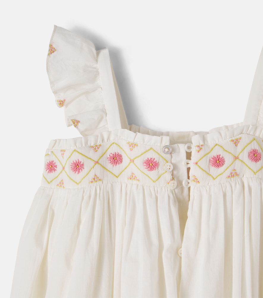 Laora embroidered cotton dress