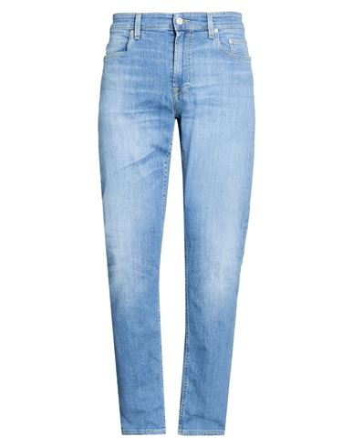 Man Jeans Blue Size 29 Cotton, Elastane