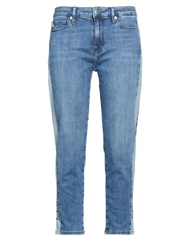 Woman Jeans Blue Size 27 Cotton, Polyester, Elastane