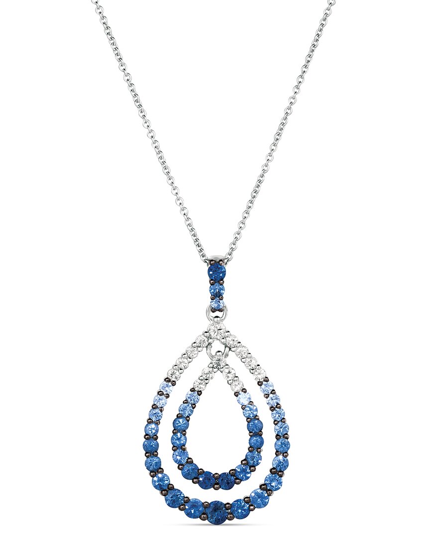 Denim Ombré® 14K 1.63 ct. tw. Sapphire Ombre Pendant