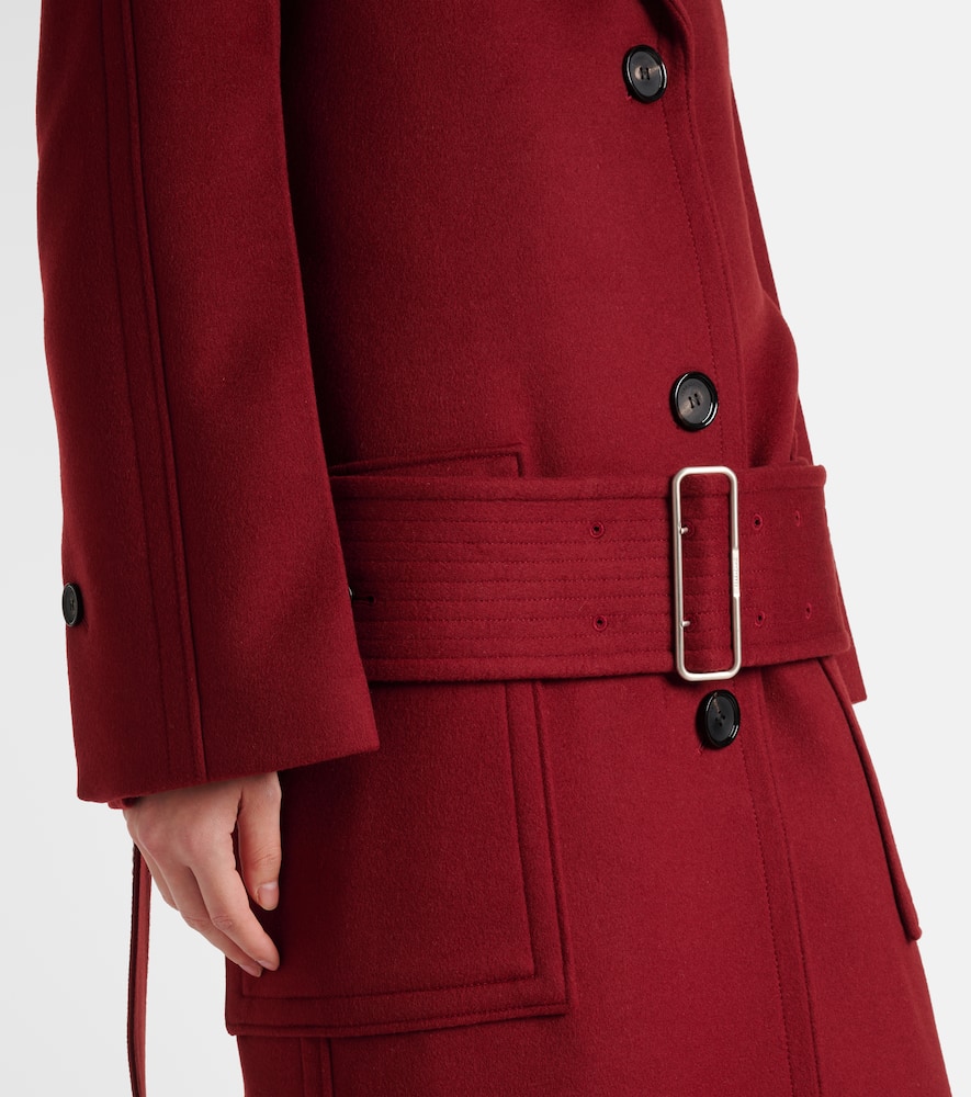 Wool and cashmere coat