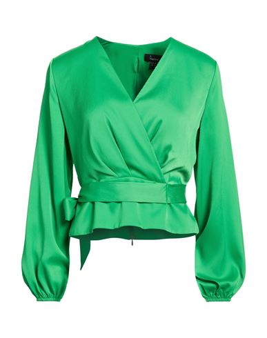 Woman Top Green Size 6 Polyester