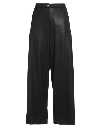 Woman Pants Black Size S Polyester, Viscose, Elastane